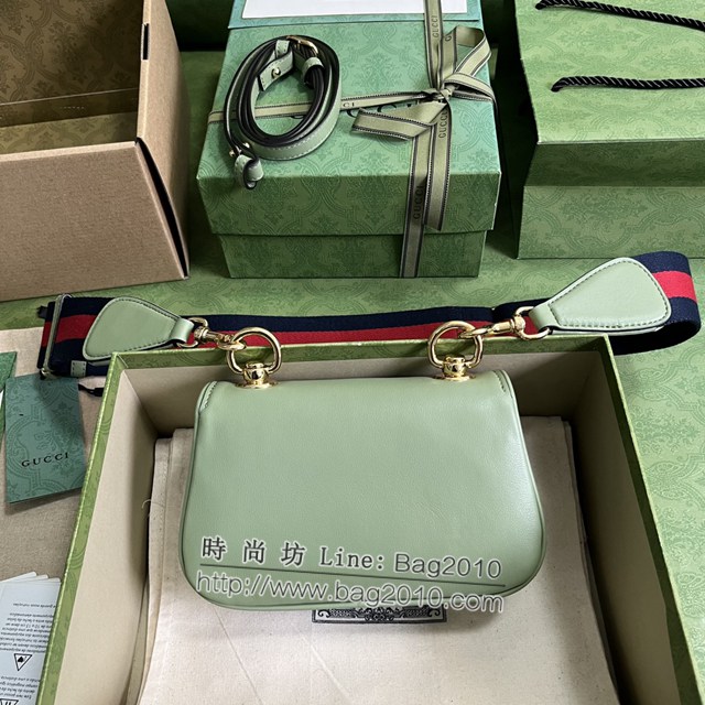 Gucci專櫃古馳最新款Blondie互扣單肩斜挎鏈條女包 jh2312型號：698643